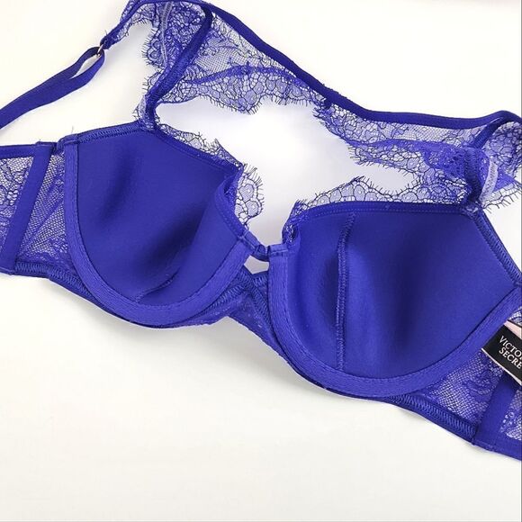 32C {Victoria's Secret} Purple Bra Top - Picture 3 of 6